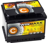 Автомобильная аккумуляторная батарея MONBAT WINMAXX CLASSIC 60 Ач, 520 А, обратная MW6052L20