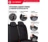 Авточехлы AUTOPROFI серия Standard, Generation, велюр, 2мм поролон, 11 предметов, чёрный GEN-1102 BK/BK 8