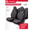 Авточехлы AUTOPROFI серия Standard, Generation, велюр, 2мм поролон, 11 предметов, чёрный/т.серый GEN-1102 BK/D.GY 2