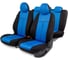 Авточехлы AUTOPROFI серия Standard, Pattern Паттерн полиэстер, 2 мм поролон, 11 предметов, чёрный/синий PAT-1102 BK/BL 1