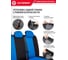 Авточехлы AUTOPROFI серия Standard, Pattern Паттерн полиэстер, 2 мм поролон, 11 предметов, чёрный/синий PAT-1102 BK/BL 8