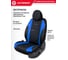 Авточехлы AUTOPROFI серия Standard, Excellent, экокожа, 3 мм поролон, 11 предметов, чёрный/синий EXL-1103G BK/BL 4
