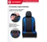 Авточехлы AUTOPROFI серия Standard, Excellent, экокожа, 3 мм поролон, 11 предметов, чёрный/синий EXL-1103G BK/BL 7