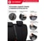 Авточехлы AUTOPROFI серия Standard, Excellent, экокожа, 3 мм поролон, 11 предметов, чёрный/синий EXL-1103G BK/BL 8