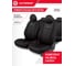 Авточехлы AUTOPROFI серия Standard, Pattern Паттерн полиэстер, 2 мм поролон, 11 предметов, чёрный PAT-1102 BK/BK 2