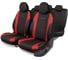 Авточехлы AUTOPROFI серия Standard, Excellent, экокожа, 3 мм поролон, 11 предметов, чёрный/красный EXL-1103G BK/RD 1