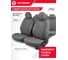 Авточехлы AUTOPROFI серия Premium, Daytona. Плотный лен + премиальная экокожа, 5 мм. поролон, 4 молнии на заднем сидении, 11 предметов., тёмн.серый, DAY-1105 D.GY 2