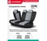 Авточехлы AUTOPROFI серия Premium, Combo Comfort. Велюр, 5 мм. поролон, 4 молнии на заднем сидении, 11 предметов., чёрн./т.серый CMB-1105PV BK/D.GY 10
