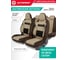 Авточехлы AUTOPROFI серия Premium, Combo Comfort. Велюр, 5 мм. поролон, 4 молнии на заднем сидении, 11 предметов., корич./бежевый CMB-1105PV BR/BE 3