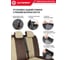 Авточехлы AUTOPROFI серия Premium, Combo Comfort. Велюр, 5 мм. поролон, 4 молнии на заднем сидении, 11 предметов., корич./бежевый CMB-1105PV BR/BE 12