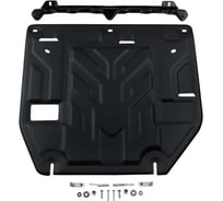 Защита картера + КПП + комплект крепежа AutoMax сталь, Geely Monjaro, 2023-, 2.0, 4WD;АКПП AM.1930.1