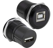 Разъём USB RUICHI USB B(M)-A(F) PN 126884