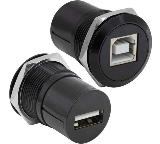 Разъём USB RUICHI USB B(M)-A(F) PN 126884 1