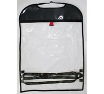 Накидка-защита на спинку автокресла Belon familia вид 2, черный+красный ЗС-2ЧКр