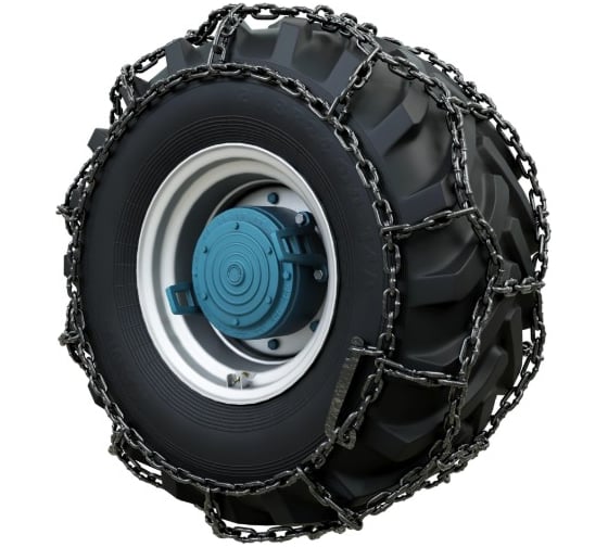 Цепи противоскольжения GROSCO 385/65 R22.5 Сота 10 мм. Комплект 2 шт (54,7 кг) для грузовых автомобилей QW0H31580R225 1