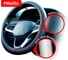 Оплетка на руль ZIPOWER экокожа карбон, черная, М (37–39 см) PM4056 2