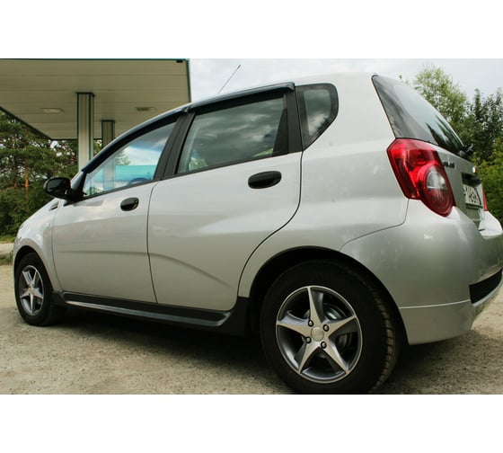 Тюнинг-обвес порогов Русская Артель для Chevrolet Aveo хэтчбек 5 дв. 2006-2012 г.в. TOPCA-017200