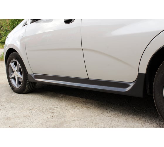 Тюнинг-обвес порогов Русская Артель для Chevrolet Aveo хэтчбек 5 дв. 2006-2012 г.в. TOPCA-017200