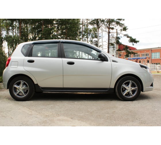 Тюнинг-обвес порогов Русская Артель для Chevrolet Aveo хэтчбек 5 дв. 2006-2012 г.в. TOPCA-017200
