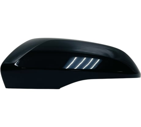 Накладка на зеркало ООО "ПРОГРЕССТЛТ" левое на 2180 / MIRR / цвет Пантера 672 Черный глянец, облицовка корпуса зеркала ОКЛ2180ЧГ