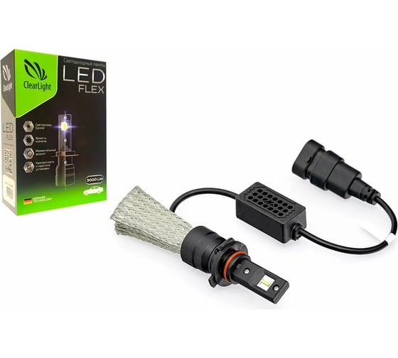 Комплект ламп Clearlight LED Flex HB3, 3000 Лм, 6000 K, 2 шт. CLFLXLEDHB3