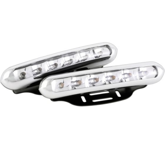 Ходовые огни SKYWAY 12V 6 диодов 1W (~150*45*25мм) 2шт S01501001 1