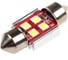 Автолампа диод T11 (C5W) SKYWAY 12V 4 SMD 1-конт 31мм Белая CAN BUS комп.2 шт салон/номер S08201306/K 1