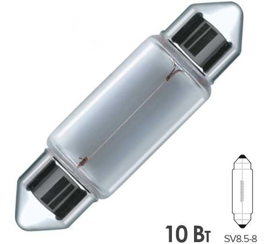 Лампа Osram C10W 10W (SV8.5/8) 41мм 12v, 10 шт 6411 1