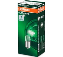Лампа OSRAM 10шт/упаковка, R5W, 5W, BA15s, 12v Ultra Life - 5007ULT