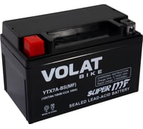 Мотоаккумулятор 12V 7Ah YTX7A-BS(MF) L+ для мотоцикла, мопеда и скутера, гидроцикла, квадроцикла, снегохода 150x87x94 Volat YTX7A-BS(MF)