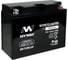 Мотоаккумулятор 12V 21Ah YTX21L R+ для мотоцикла, скутера, гидроцикла, квадроцикла, снегохода и генератора 205x91x159 MYWAY BIKE YTX21L 1