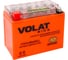 Мотоаккумулятор 12V 12Ah YTX12-BS(iGEL) L+ для мотоцикла, скутера, гидроцикла, квадроцикла, снегохода и генератора 150x87x130 VOLAT YTX12-BS(iGEL) 1