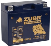 Мотоаккумулятор 12V 10 Ah BIKE PREMIUM YT12B-4 L+ для мотоцикла, скутера, гидроцикла, квадроцикла, снегохода и генератора 150x69x130 ZUBR YT12B-4