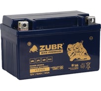 Мотоаккумулятор 12V 10 Ah BIKE PREMIUM YTZ10S L+ для мотоцикла, скутера, гидроцикла, квадроцикла, снегохода и генератора 150x86x94 ZUBR YTZ10S