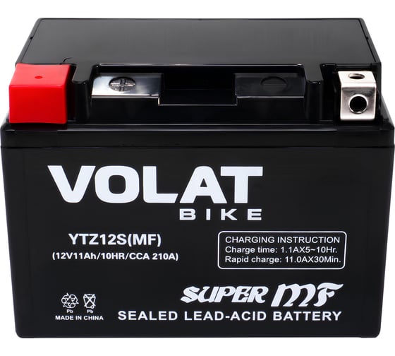 Аккумуляторная батарея VOLAT 11Ah YTZ12S(MF) L+ YTZ12S(MF)Volat 1