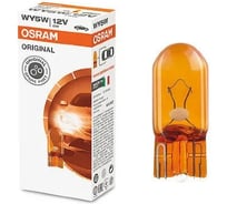 Лампа OSRAM 10шт/упаковка, WY5W 5W (W2,1x9,5d) ORANGE 12v - 2827NA