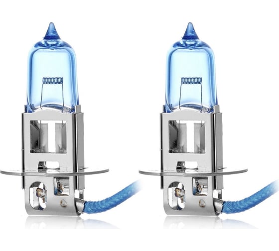 Комплект ламп Clearlight H3, 12 В, 55 Вт, WhiteLight, 2 шт. MLH3WL 1