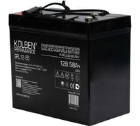 Аккумулятор KOLBEN PER4MANCE 12В 55Ач 229x138x210 мм GPL 12-55