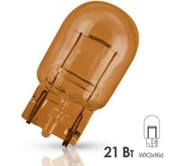 Лампа PHILIPS WY21W 21W (WX3x16d) ORANGE 12v, 10шт 12071CP