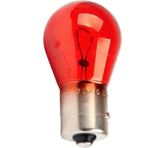 Лампа PHILIPS PR21W 21W (BAW15s) RED 12v, 10шт 12088CP 1