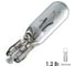 Лампа PHILIPS W1,2W 1,2W (W2x4,6d) 12v, 10шт 12516CP 1
