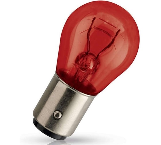 Лампа PHILIPS PR21/5W 21/5W (BAY15d) RED 12v, 10шт 12495CP 1