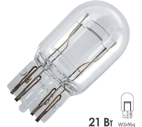 Лампа PHILIPS W21/5W 21/5W (W3x16q) 12v, 10шт 12066CP 1