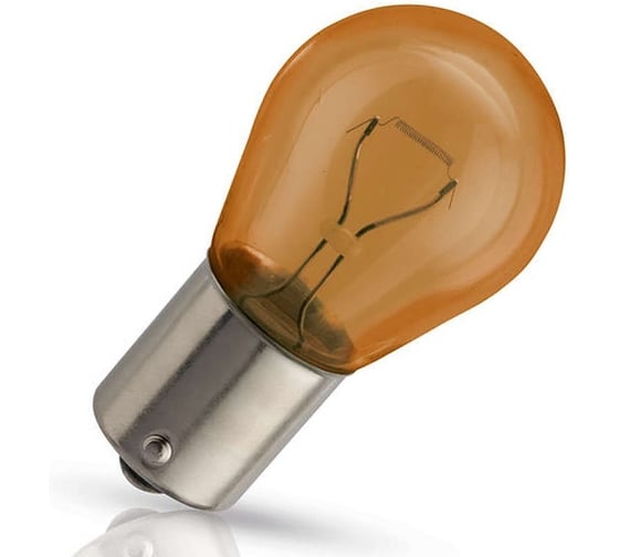 Лампа PHILIPS PY21W 21W (BAU15s) ORANGE 12v LongLife EcoVision, 10шт 12496LLECOCP 1