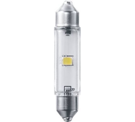 Лампа PHILIPS C5W 43 mm 12v 0,8W (SV8.5) 6000K Ultinon Pro3100 SI (бл. 1 шт) 11866CU31B1 1