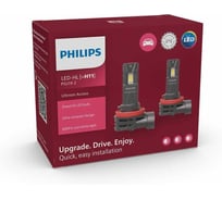 Лампа PHILIPS H11 13W (PGJ19-2) 12v 6000K Ultinon Access LED - (2шт) 11362U2500CX