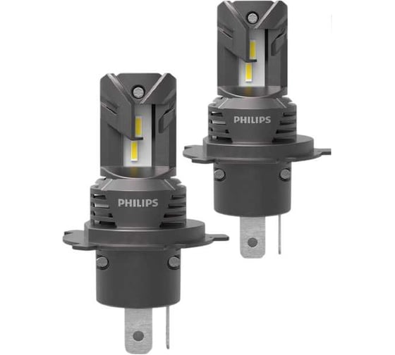 Лампа PHILIPS H4 16/16W (P43t) 12v 3500K Ultinon Access LED - (2шт) 11342U2510C2 1