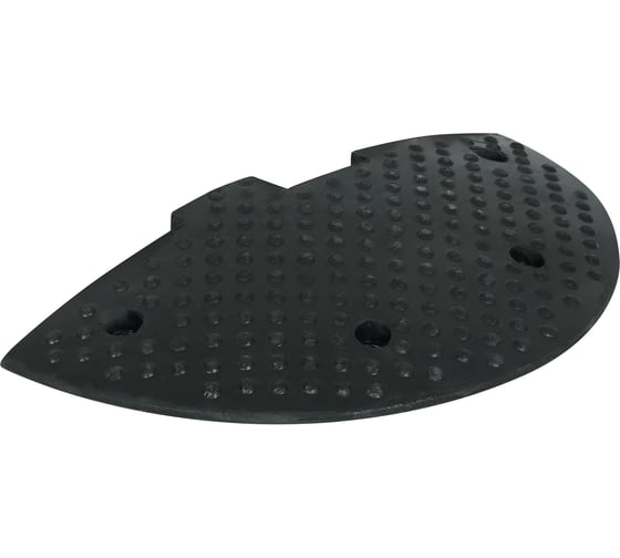 Лежачий полицейский AIRLINE ИДН 500мм(2), концевой элемент, резина, черный ADSB004 1