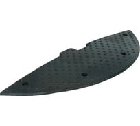 Лежачий полицейский AIRLINE ИДН 900мм(2), концевой элемент, резина, черный ADSB006