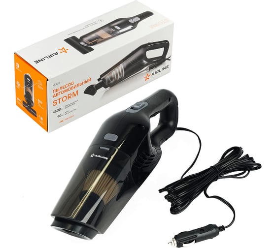Пылесос AIRLINE STORM 6500PA в сумке (90W, 0.5л) VCA09